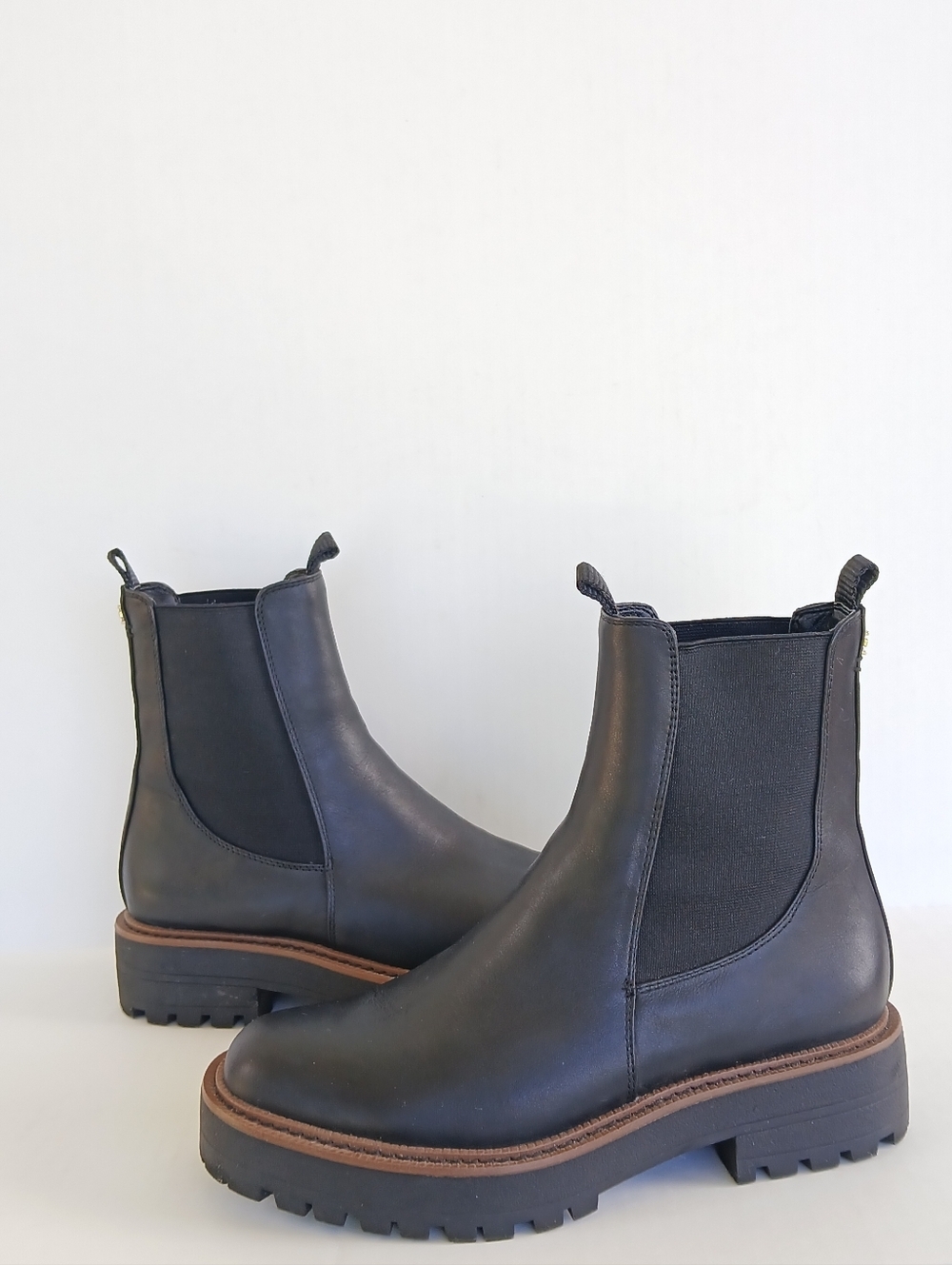 Sam Edelman Laguna Chelsea Leather Boots Size 8.5 - Picture 2 of 9